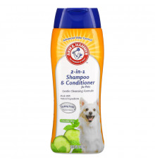 Arm & Hammer, 2-In-1 Shampoo & Conditioner for Pets, Cucumber Mint, 20 fl oz (591 ml)