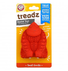 Arm & Hammer, Treadz, Dental Toys for Strong Chewers, Small Gorilla, 1 Toy