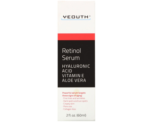Yeouth, Retinol Serum, 2 fl oz (60 ml) Yeouth, Retinol Serum, 2 fl oz (60 ml)