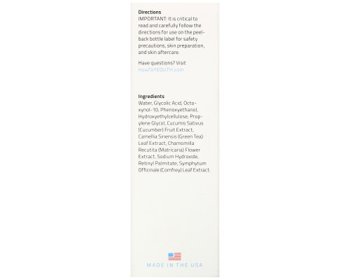 Yeouth, Glycolic Acid 30% Gel Peel, 2 fl oz (60 ml) Yeouth, Glycolic Acid 30% Gel Peel, 2 fl oz (60 ml)