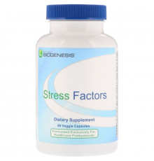 Nutra BioGenesis, Stress Factors, 60 Veggie Caps