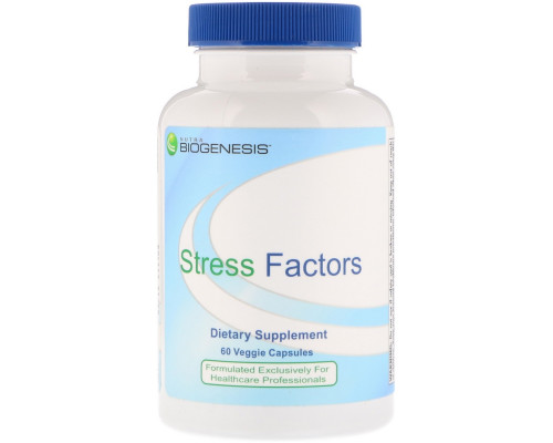 Nutra BioGenesis, Stress Factors, 60 Veggie Caps