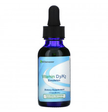 Nutra BioGenesis, Vitamin D3/K2 Emulsion, 1 oz (30 ml)