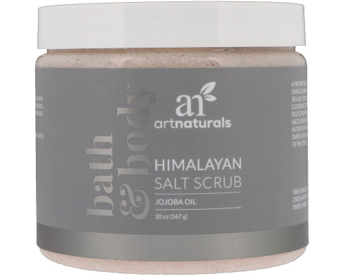 Artnaturals, Скраб с гималайской солью, 20 унц. (567 г) Artnaturals, Скраб с гималайской солью, 20 унц. (567 г)