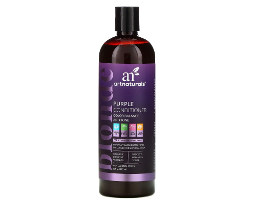 Artnaturals, Лиловый кондиционер, Баланс цвета и тонизирование, 16 ж. унц.(473 мл) Artnaturals, Лиловый кондиционер, Баланс цвета и тонизирование, 16 ж. унц.(473 мл)