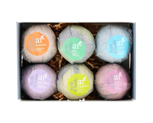 Artnaturals, Бомбочки для ванны, 6 бомбочек, 4 унц. (113 г) каждая Artnaturals, Бомбочки для ванны, 6 бомбочек, 4 унц. (113 г) каждая