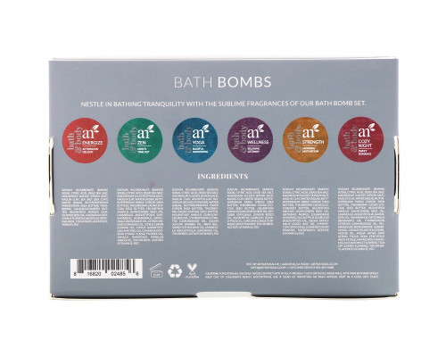 Artnaturals, Бомбочки для ванны, 6 бомбочек, 4 унц. (113 г) каждая Artnaturals, Бомбочки для ванны, 6 бомбочек, 4 унц. (113 г) каждая