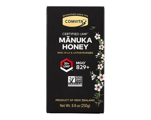 Comvita, Certified UMF 20+ (MGO 829+), необработанный мед манука, 250 г (8,8 унции) Comvita, Certified UMF 20+ (MGO 829+), необработанный мед манука, 250 г (8,8 унции)