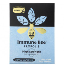 Прополис и пчелиное маточное молочко Comvita, Immune Bee Propolis, PFL30, 30 Veg Capsules