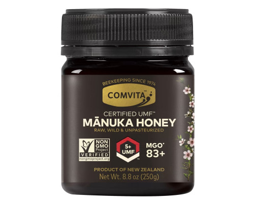 Comvita, Certified UMF 5+ (MGO 83+), необработанный мед манука, 250 г (8,8 унции)