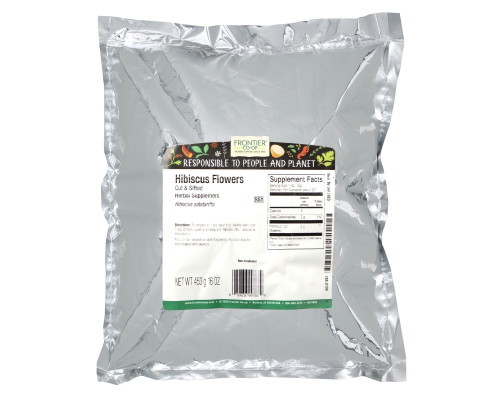 Frontier Natural Products, Молотые цветки гибискуса, 16 унций (453 г)