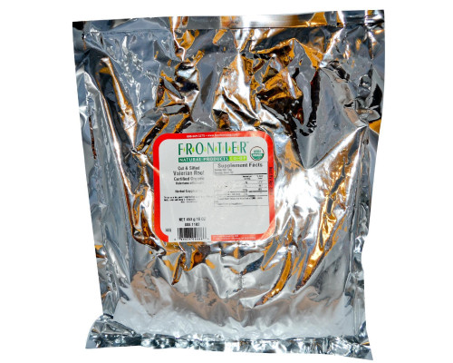 Frontier Natural Products, Органический нарезанный и просеянный корень валерианы, 16 унций (453 г) Frontier Natural Products, Органический нарезанный и просеянный корень валерианы, 16 унций (453 г)