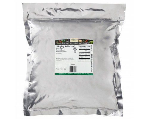 Frontier Natural Products, Органическая измельченная и просеянная крапива, жгучий лист, 16 унций (453 г)