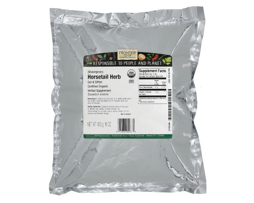 Frontier Natural Products, Органическая порезанная и отобранная трава хвоща полевого, 16 унций (453 г) Frontier Natural Products, Органическая порезанная и отобранная трава хвоща полевого, 16 унций (453 г)