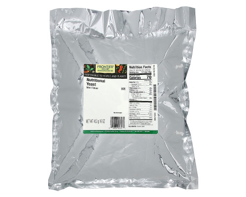 Frontier Natural Products, Дрожжевое питание, мини-хлопья, 16 унций (453 г) Frontier Natural Products, Дрожжевое питание, мини-хлопья, 16 унций (453 г)