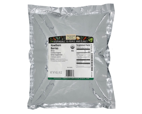 Frontier Natural Products, Органические цельные ягоды боярышника, 16 унций (453 г) Frontier Natural Products, Органические цельные ягоды боярышника, 16 унций (453 г)