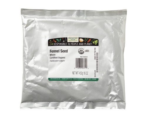 Frontier Natural Products, Органические цельные семена фенхеля 16 унции (453 г) Frontier Natural Products, Органические цельные семена фенхеля 16 унции (453 г)