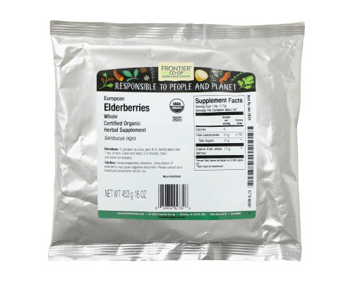 Frontier Natural Products, Органические целые ягоды бузины, Ягоды из Европы, 16 унций (453 г) Frontier Natural Products, Органические целые ягоды бузины, Ягоды из Европы, 16 унций (453 г)