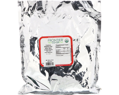 Frontier Natural Products, Органическая молотая внутренняя кора скользкого вяза, 16 унций (453 г) Frontier Natural Products, Органическая молотая внутренняя кора скользкого вяза, 16 унций (453 г)