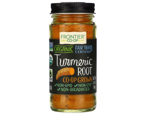 Frontier Natural Products, Органический корень куркумы, 1,41 унции (40 г) Frontier Natural Products, Органический корень куркумы, 1,41 унции (40 г)