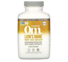 Om Mushrooms, Lion's Mane Mushroom Superfood, 180 Vegetable Capsules