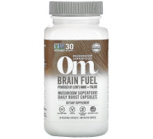 Organic Mushroom Nutrition, Топливо для мозга, на основе ежовика гребенчатого+ фолата, 667 мг, 90 вегетарианских капсул
