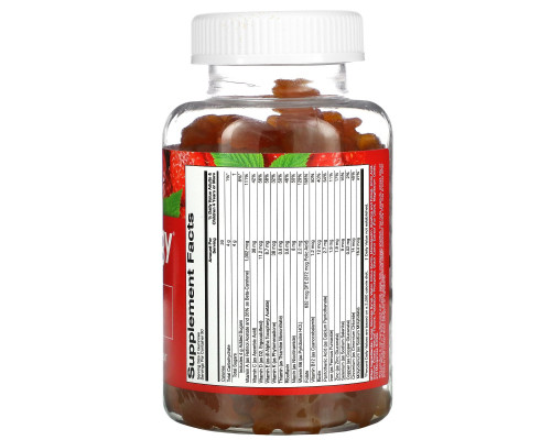 Gummiology, Adult Mega Multivitamins Gummies, Natural Raspberry Flavor, 100 Vegetarian Gummies Gummiology, Adult Mega Multivitamins Gummies, Natural Raspberry Flavor, 100 Vegetarian Gummies