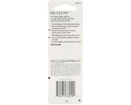 Revlon, Книпсер для педикюра, 1 шт. Revlon, Книпсер для педикюра, 1 шт.