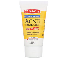 De La Cruz, Ointment, Acne Treatment with 10% Sulfur, Maximum Strength, 2.6 oz (74 g)