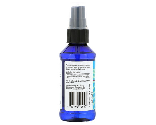 Earth's Bounty, Nano-Sol Silver, Spray, 4 fl oz (118 ml) Earth's Bounty, Nano-Sol Silver, Spray, 4 fl oz (118 ml)