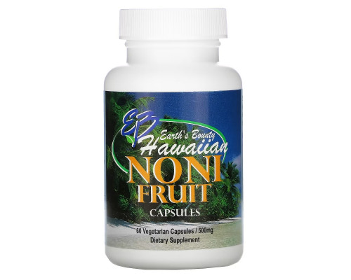 Earth's Bounty Noni Fruit Hawaiian 500 mg 60 Veggie Caps Earth's Bounty Noni Fruit Hawaiian 500 mg 60 Veggie Caps