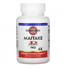 Grifron Maitake Mushroom Wisdom  D-фракция майтаке Pro 4X 120 вегетарианских таблеток