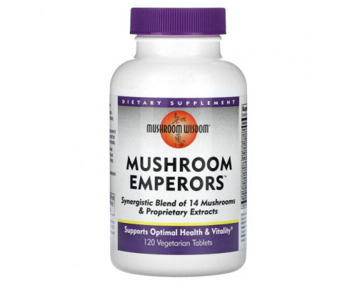Грибы Mushroom Emperors, 120 Vegetarian Tablets Грибы Mushroom Emperors, 120 Vegetarian Tablets