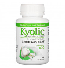 Kyolic, Выдержанный экстракт чеснока, оригинальная формула, 100 капсул