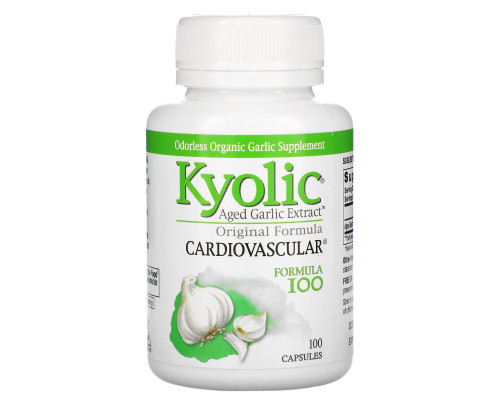Kyolic, Выдержанный экстракт чеснока, оригинальная формула, 100 капсул Kyolic, Выдержанный экстракт чеснока, оригинальная формула, 100 капсул