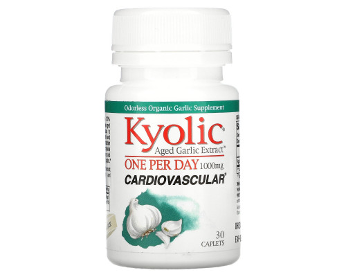 Kyolic, Выдержанный Экстракт Чеснока 30 капсул Kyolic, Выдержанный Экстракт Чеснока 30 капсул