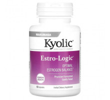 Женское здоровье Kyolic, Пищевая добавка Estro Logic, 60 капсул