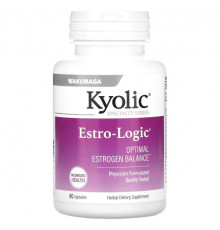 Женское здоровье Kyolic, Пищевая добавка Estro Logic, 60 капсул
