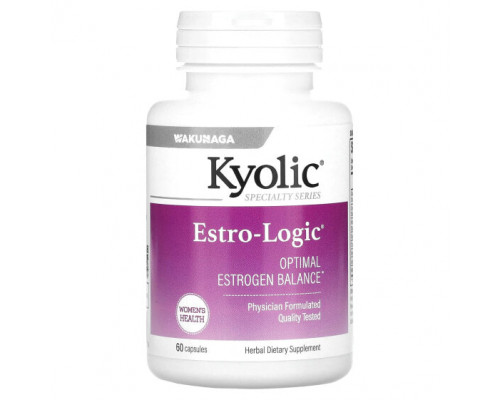 Женское здоровье Kyolic, Пищевая добавка Estro Logic, 60 капсул Женское здоровье Kyolic, Пищевая добавка Estro Logic, 60 капсул