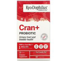 Kyolic, Kyo-Dophilus, пробиотики, с экстрактом клюквы, 60 капсул