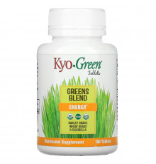 Kyolic, Kyo-Green фитонутриентный источник, энергия, 180 таблеток