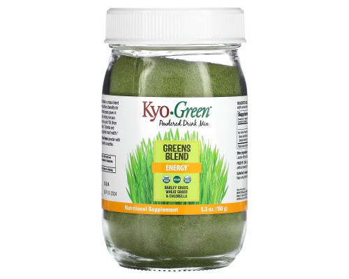Kyolic, Kyo-Green Powdered Drink Mix, Energy, 5.3 oz (150 g) Kyolic, Kyo-Green Powdered Drink Mix, Energy, 5.3 oz (150 g)