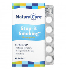 NaturalCare, Stop-it Smoking, таблетки для детоксикации, без никотина, 60 таблеток
