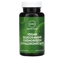 MRM Nutrition, Vegan Glucosamine Chondroitin & Hyaluronic Acid, 60 Vegan Capsules