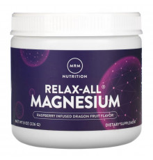 MRM, Relax-All Magnesium, Raspberry Infused Dragon Fruit, 8 oz (226 g)