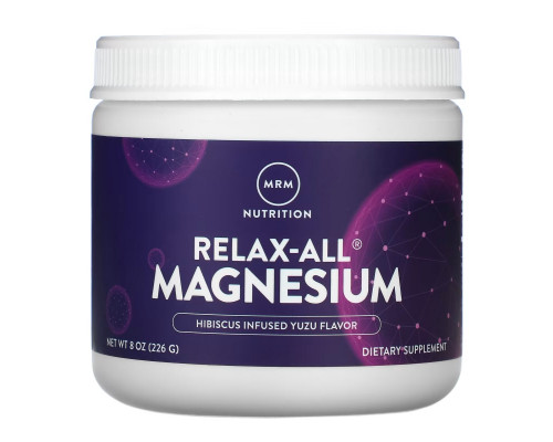 MRM, Relax-All Magnesium, Hibiscus Infused Yuzu, 8 oz (226 g) MRM, Relax-All Magnesium, Hibiscus Infused Yuzu, 8 oz (226 g)