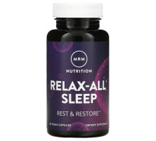 MRM Nutrition, Relax-All Sleep, 60 Vegan Capsules