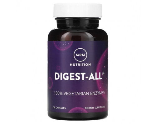 Для пищеварительной системы MRM Nutrition, Digest-All, 30 капсул Для пищеварительной системы MRM Nutrition, Digest-All, 30 капсул