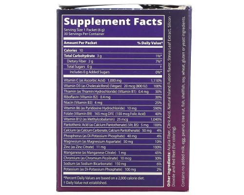 MRM, Sparkling Vitamin C, Island Fusion, 1,000 mg, 30 Packets, 0.21 oz (6 g) MRM, Sparkling Vitamin C, Island Fusion, 1,000 mg, 30 Packets, 0.21 oz (6 g)