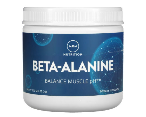 MRM Nutrition, Beta-Alanine, Balance Muscle pH, 7.05 oz (200 g) MRM Nutrition, Beta-Alanine, Balance Muscle pH, 7.05 oz (200 g)